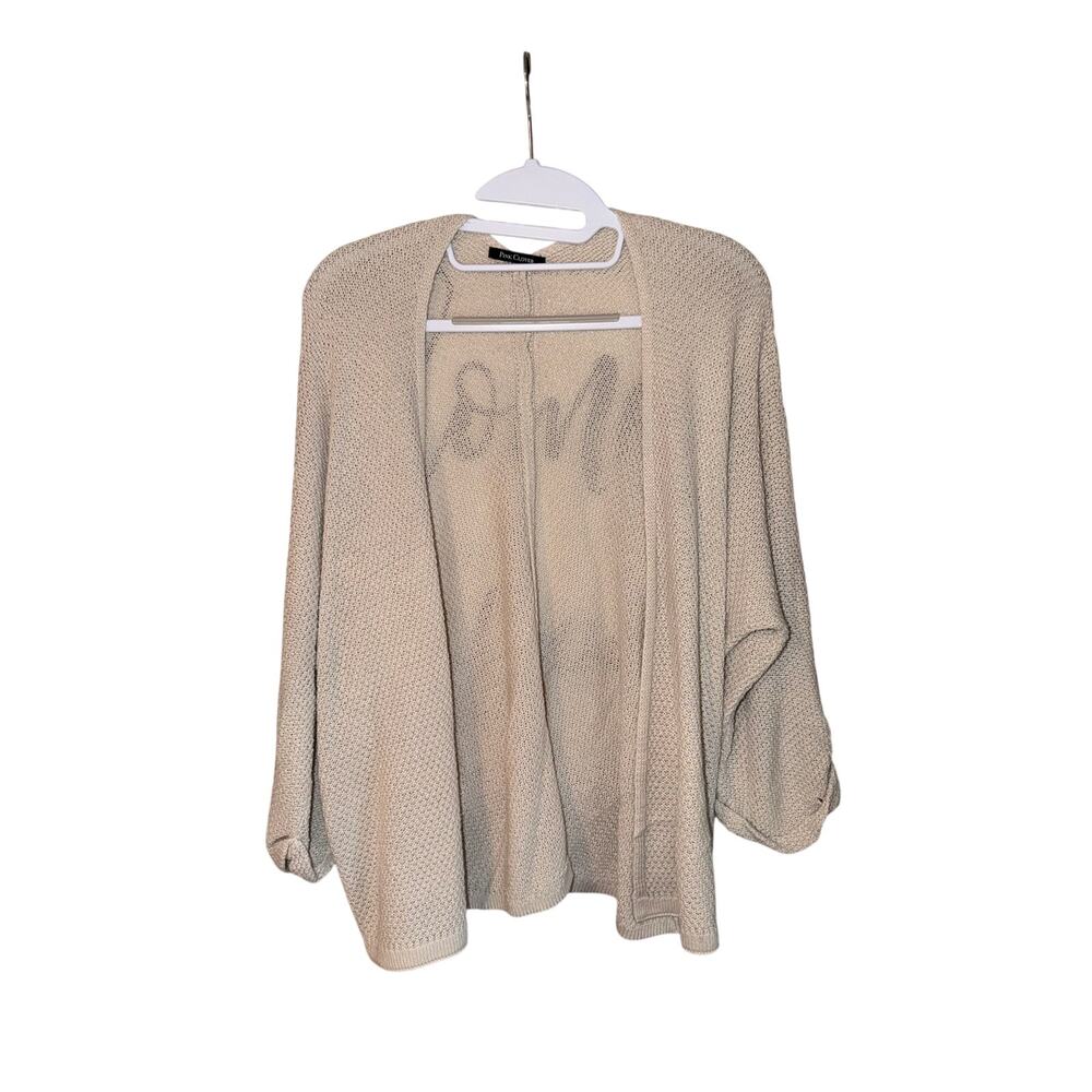 Pink Clover Women’s Beige / Ivory Open-Front Cardigan - Size: XS